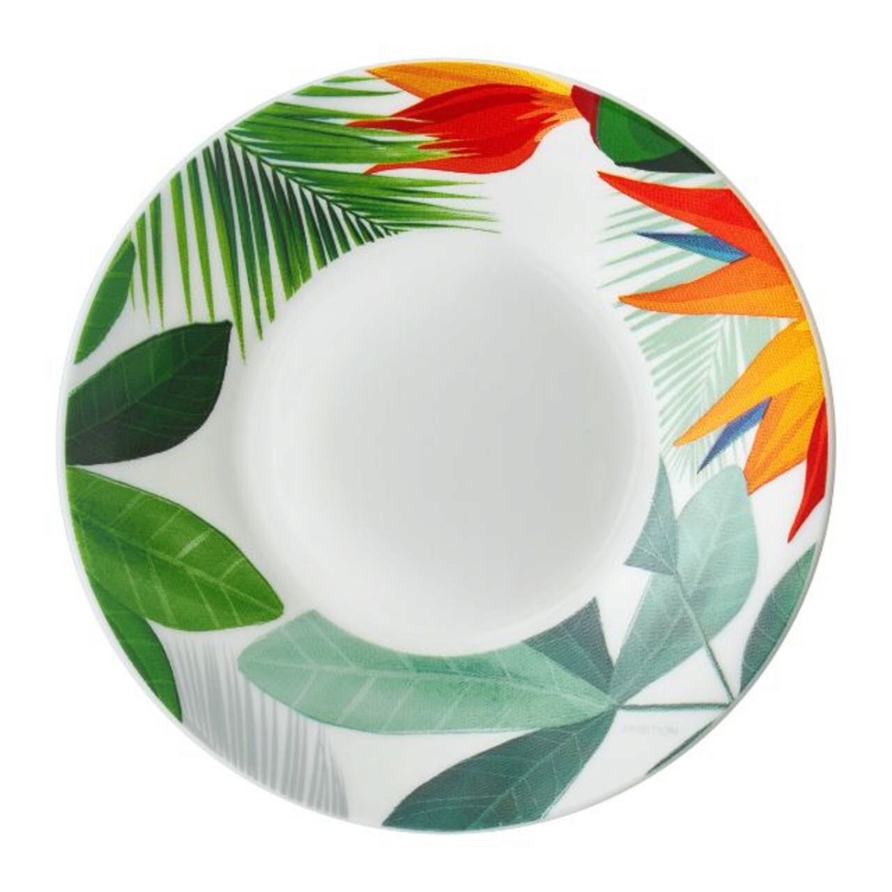 Farfurioara pentru ceasca Paradise Birds, Ambition, 11 cm, portelan, multicolor Farfurioara pentru ceasca Paradise Birds, Ambition, 11 cm, portelan, multicolor