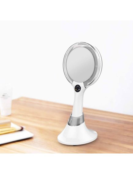 Oglinda Cosmetica cu 2 Tipuri de Lumina LED,Incarcare Wireless, ENGROS Oglinda Cosmetica cu 2 Tipuri de Lumina LED,Incarcare Wireless, ENGROS