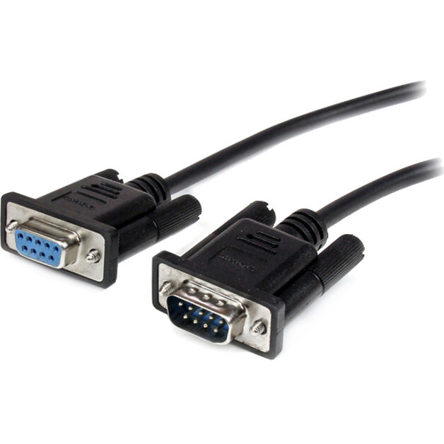 0.5m Black Straight Through DB9 RS232 Serial Cable - DB9 RS232 Serial Extension Cable - Male to Female Cable - 50cm (MXT10050CMBK) - serial extension cable - 50 cm 0.5m Black Straight Through DB9 RS232 Serial Cable - DB9 RS232 Serial Extension Cable - Male to Female Cable - 50cm (MXT10050CMBK) - serial extension cable - 50 cm