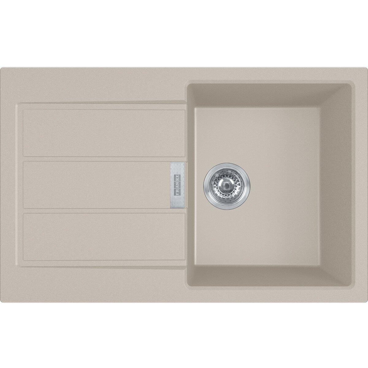 Chiuveta S2D 611-78, Tectonite, 780x500mm, adancime Cuva 200mm, Avena Chiuveta S2D 611-78, Tectonite, 780x500mm, adancime Cuva 200mm, Avena