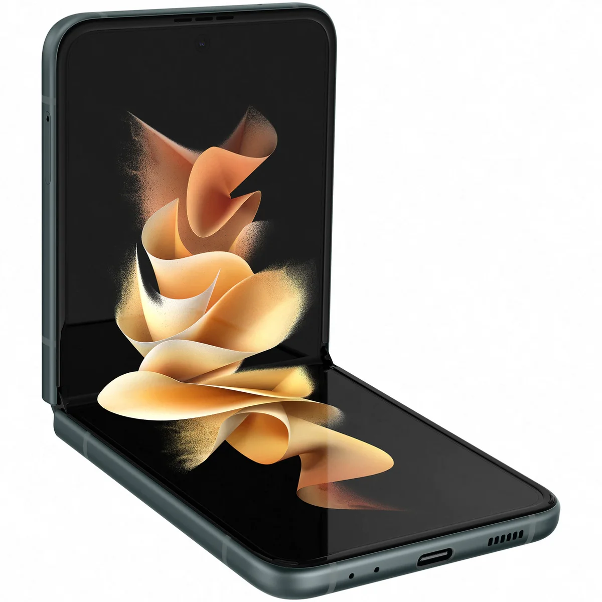 Galaxy Z Flip 3, 120Hz Dynamic AMOLED 2X, Snapdragon 888, 128GB, 8GB RAM, Dual SIM, 5G, Tri-Camera, Green Galaxy Z Flip 3, 120Hz Dynamic AMOLED 2X, Snapdragon 888, 128GB, 8GB RAM, Dual SIM, 5G, Tri-Camera, Green