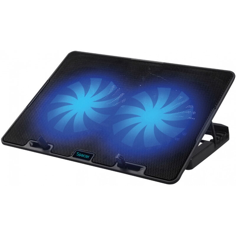 Gaming 2F, pana la 17.3 inch, 2 ventilatoare 140mm, iluminare LED Gaming 2F, pana la 17.3 inch, 2 ventilatoare 140mm, iluminare LED