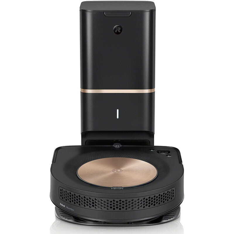 Roomba s9+ (s9558), Li-ion, Consum 48Wh, Golire automata gunoi, WiFi, Senzori scari, Negru/ auriu, 0.55L Roomba s9+ (s9558), Li-ion, Consum 48Wh, Golire automata gunoi, WiFi, Senzori scari, Negru/ auriu, 0.55L