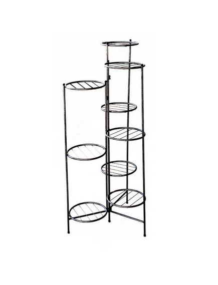 Suport pentru 9 ghivece din metal, extensibil, inaltime 120cm, Engros Suport pentru 9 ghivece din metal, extensibil, inaltime 120cm, Engros