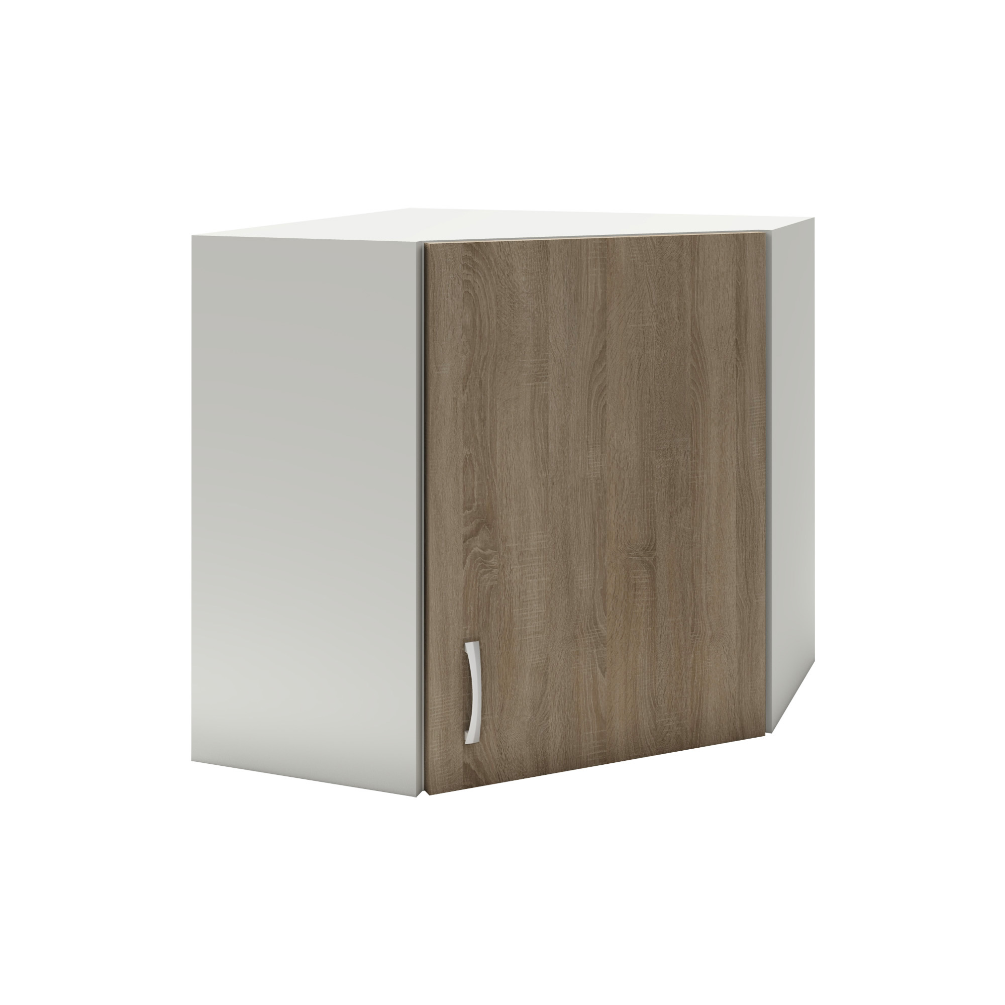 Corp Superior Colt Karo, Stejar Somona Inchis/Alb, 60 x 60 x 60 cm Corp Superior Colt Karo, Stejar Somona Inchis/Alb, 60 x 60 x 60 cm