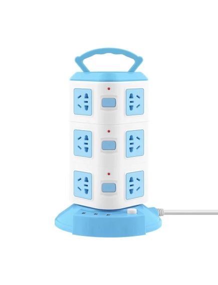 Prelungitor turn / vertical cu 12 Prize 3 porturi USB, 3 Intrerupatoare,EN GROSS Prelungitor turn / vertical cu 12 Prize 3 porturi USB, 3 Intrerupatoare,EN GROSS