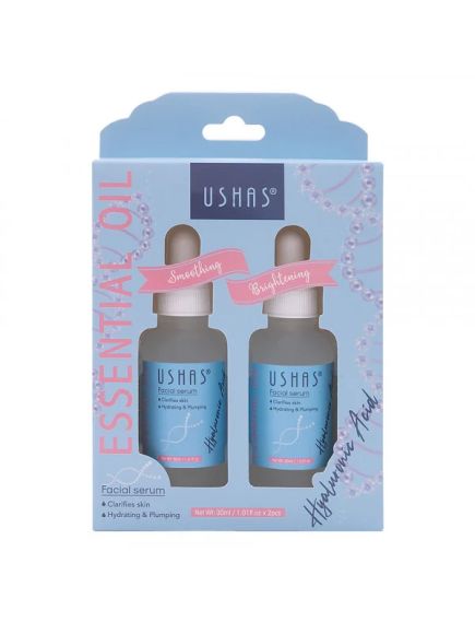 Ser facial Hidratant si Regenerant Ushas Hyaluronic Acid Essential Oil, set 2 buc en-gross Ser facial Hidratant si Regenerant Ushas Hyaluronic Acid Essential Oil, set 2 buc en-gross