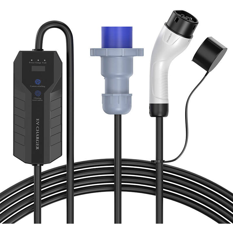 Incarcator de vehicule electrice tip-2 Choetech ACG17 7 kW cu ecran LCD (negru) Incarcator de vehicule electrice tip-2 Choetech ACG17 7 kW cu ecran LCD (negru)