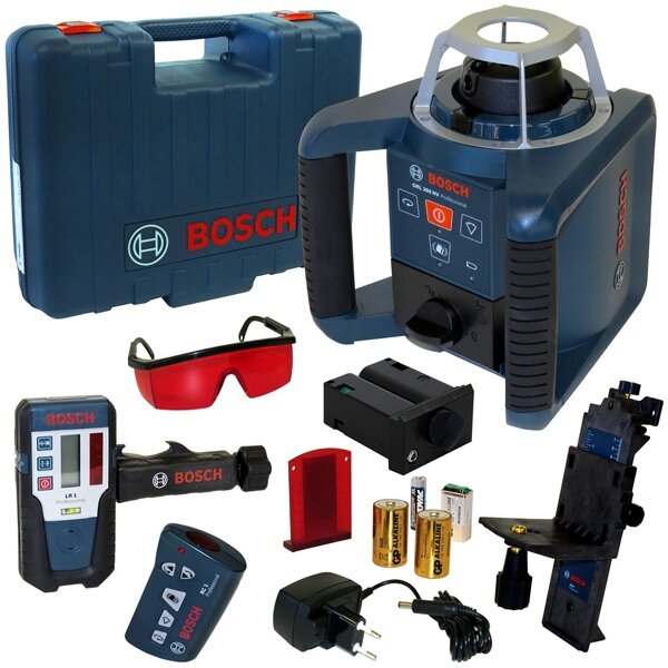 GRL 300 HV + LR 1 + WM 4 + RC1 - Nivela laser rotativa, 60 m, +/-0.1 mm/m, 150, 300, 600 rot/min, receptor, proiectie verticala, valiza plastic GRL 300 HV + LR 1 + WM 4 + RC1 - Nivela laser rotativa, 60 m, +/-0.1 mm/m, 150, 300, 600 rot/min, receptor, proiectie verticala, valiza plastic
