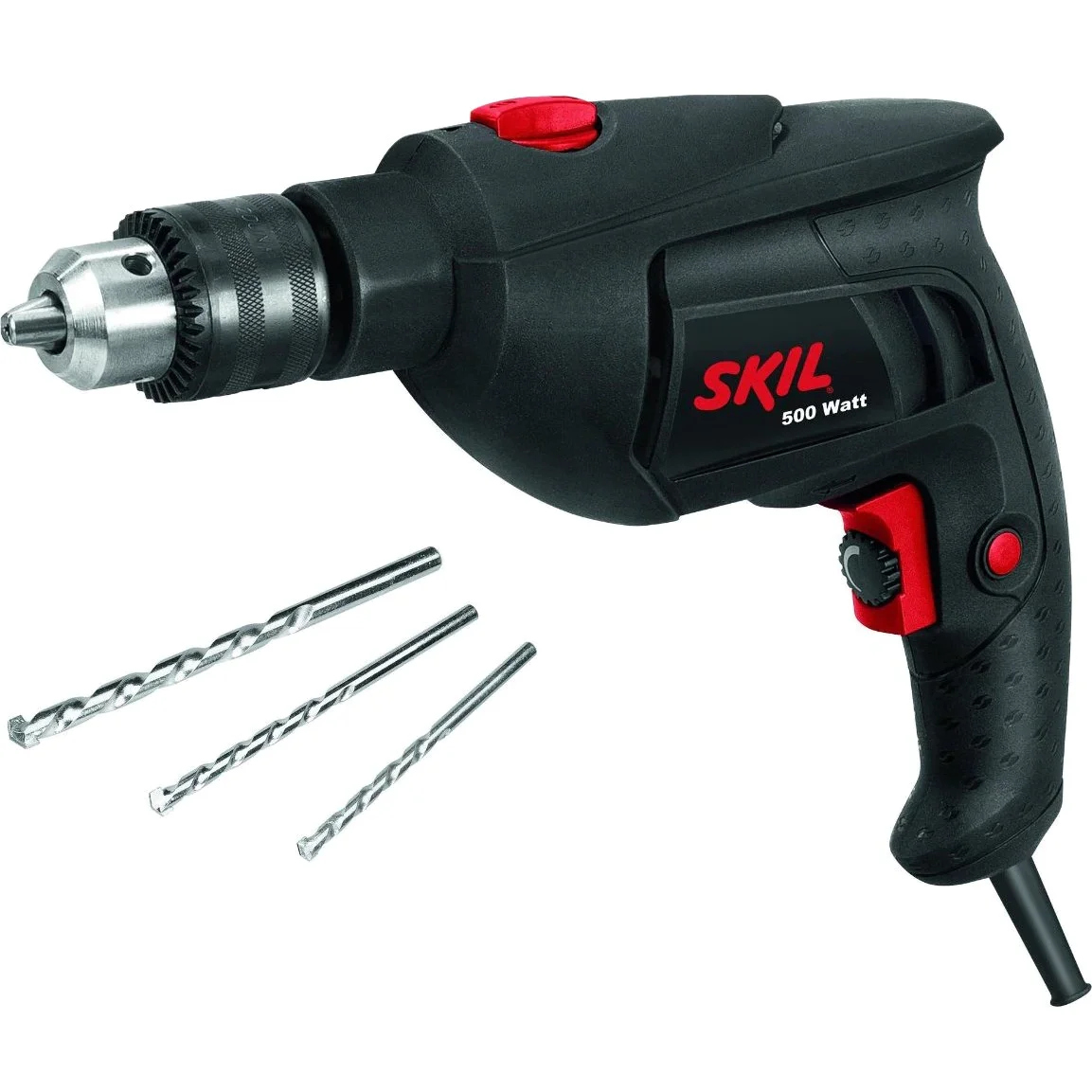 Masina de gaurit cu percutie F0156002CA, 500 W, 3000RPM, 13 mm + 3 Burghie Masina de gaurit cu percutie F0156002CA, 500 W, 3000RPM, 13 mm + 3 Burghie