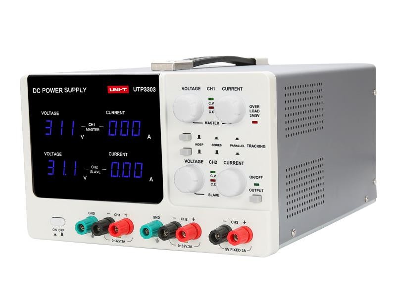 RECONDITIONAT Sursa Alimentare de laborator UNI-T UTP3303 2x0-32V / 0-3A + (5V-3A) RECONDITIONAT Sursa Alimentare de laborator UNI-T UTP3303 2x0-32V / 0-3A + (5V-3A)