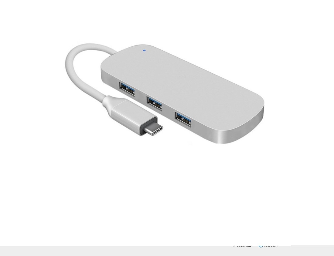 Adaptor USB-C la 3x USB3.0 si cititor de card