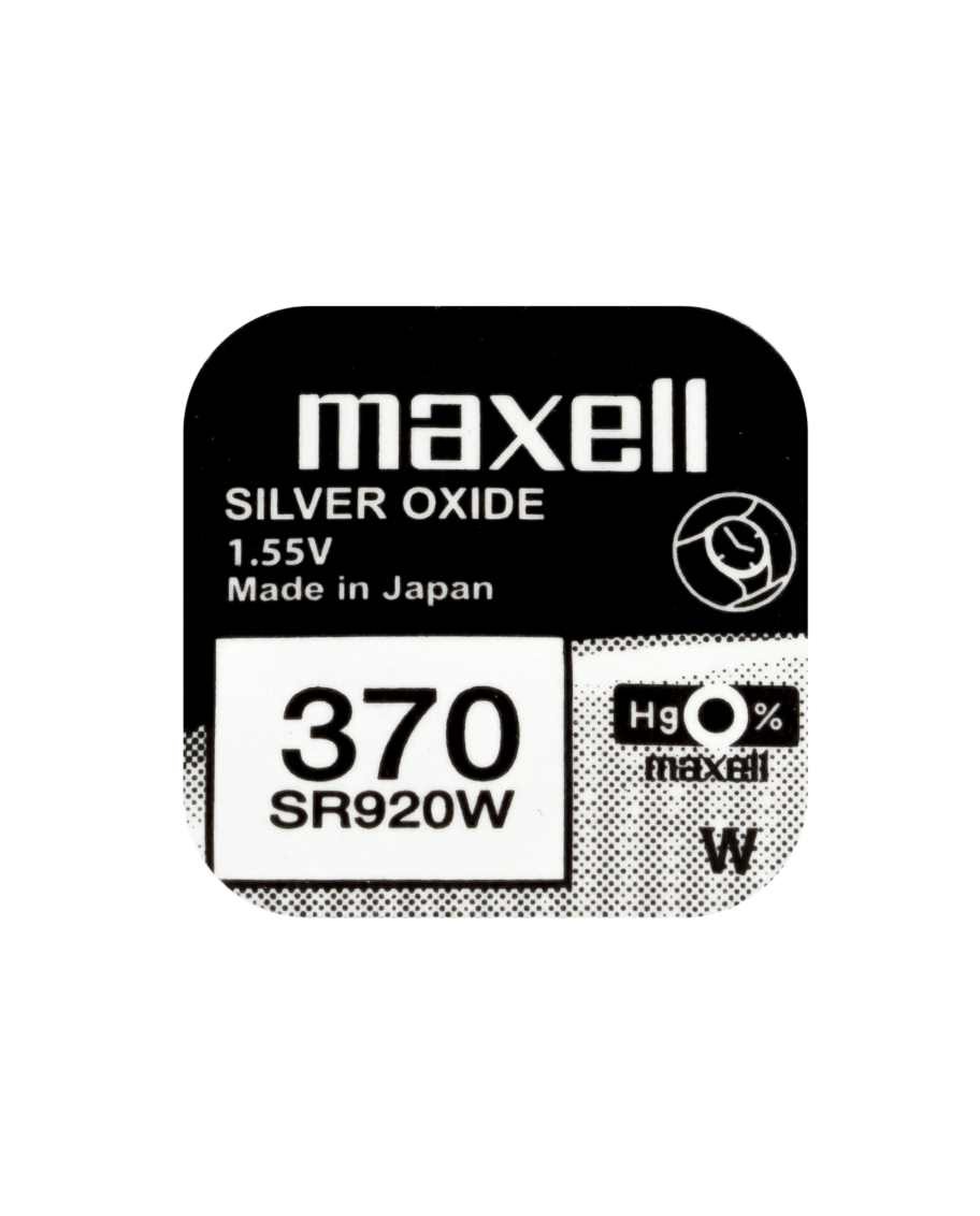 Baterie ceas Maxell SR920W V370 SR69 1.55V, oxid de argint, 10buc/cutie