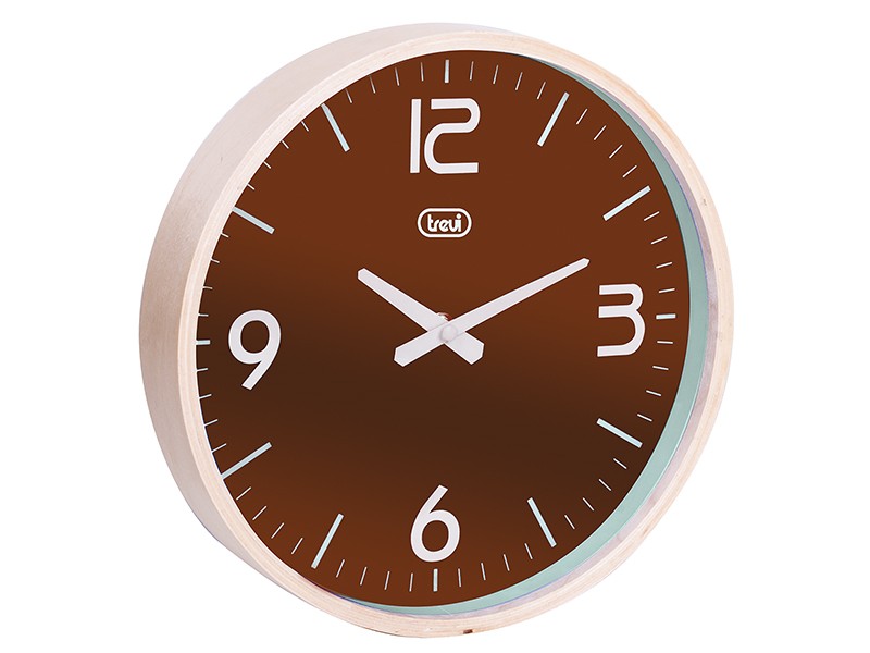 ceas de perete cu quartz om 3311 l, 25cm, carcasa lemn, maro, trevi ceas de perete cu quartz om 3311 l, 25cm, carcasa lemn, maro, trevi
