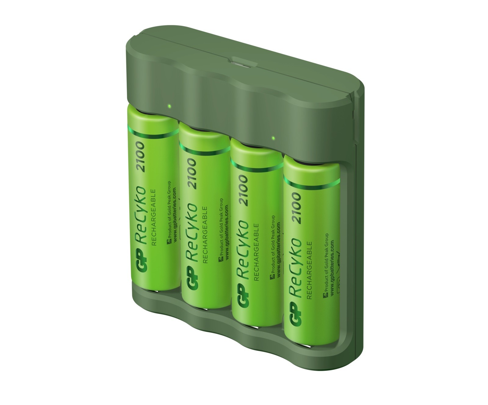 incarcator b421 aa/aaa (r3/r6) nimh acumulatori 2100mah 4 buc gp