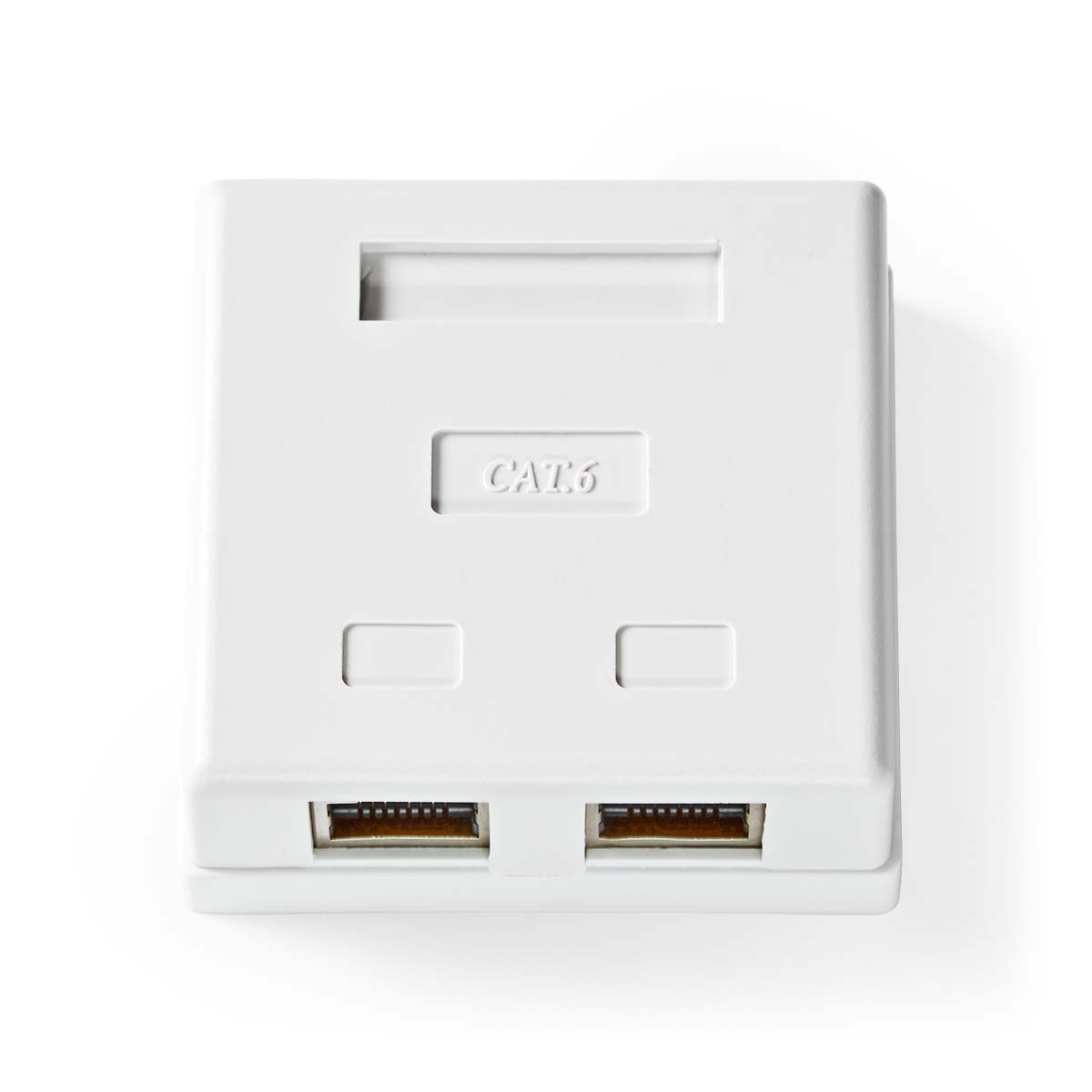priza de perete s/ftp cat 6 2x rj45 mama, contacte aurite, aparenta, alb, nedis priza de perete s/ftp cat 6 2x rj45 mama, contacte aurite, aparenta, alb, nedis
