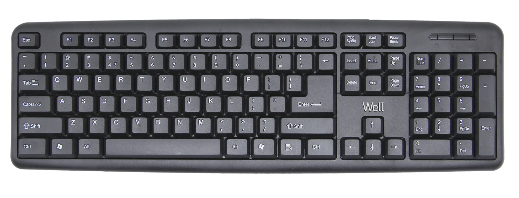 tastatura usb well ku001 neagra