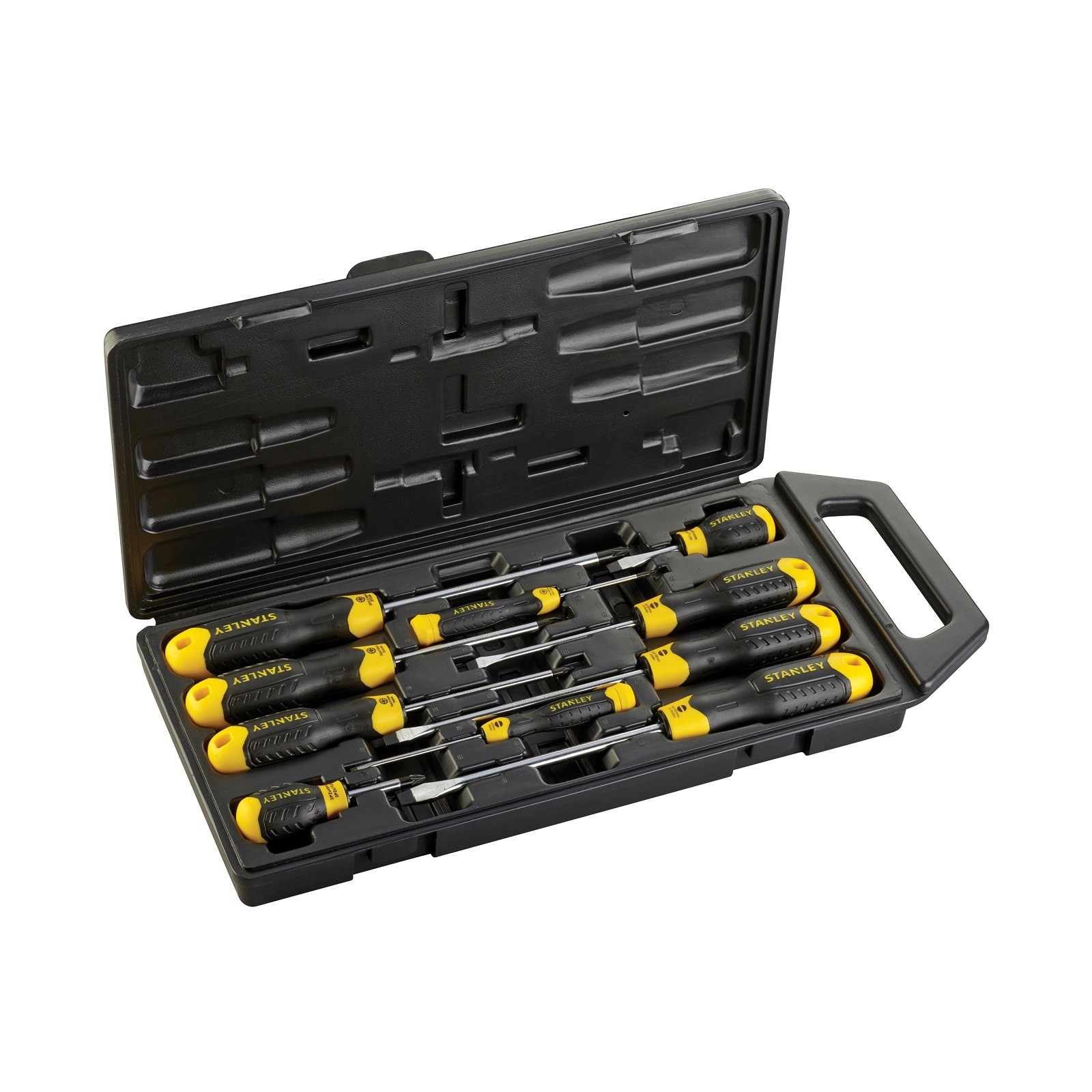 set 10 surubelnite cushion grip (drepre si cruce), 2-65-014 stanley set 10 surubelnite cushion grip (drepre si cruce), 2-65-014 stanley
