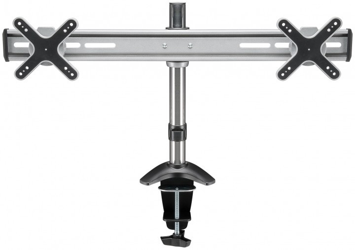 suport pentru 2 monitoare de birou goobay, 13-27" (33-68cm), reglabil pe inaltime, max. 8kg suport pentru 2 monitoare de birou goobay, 13-27" (33-68cm), reglabil pe inaltime, max. 8kg