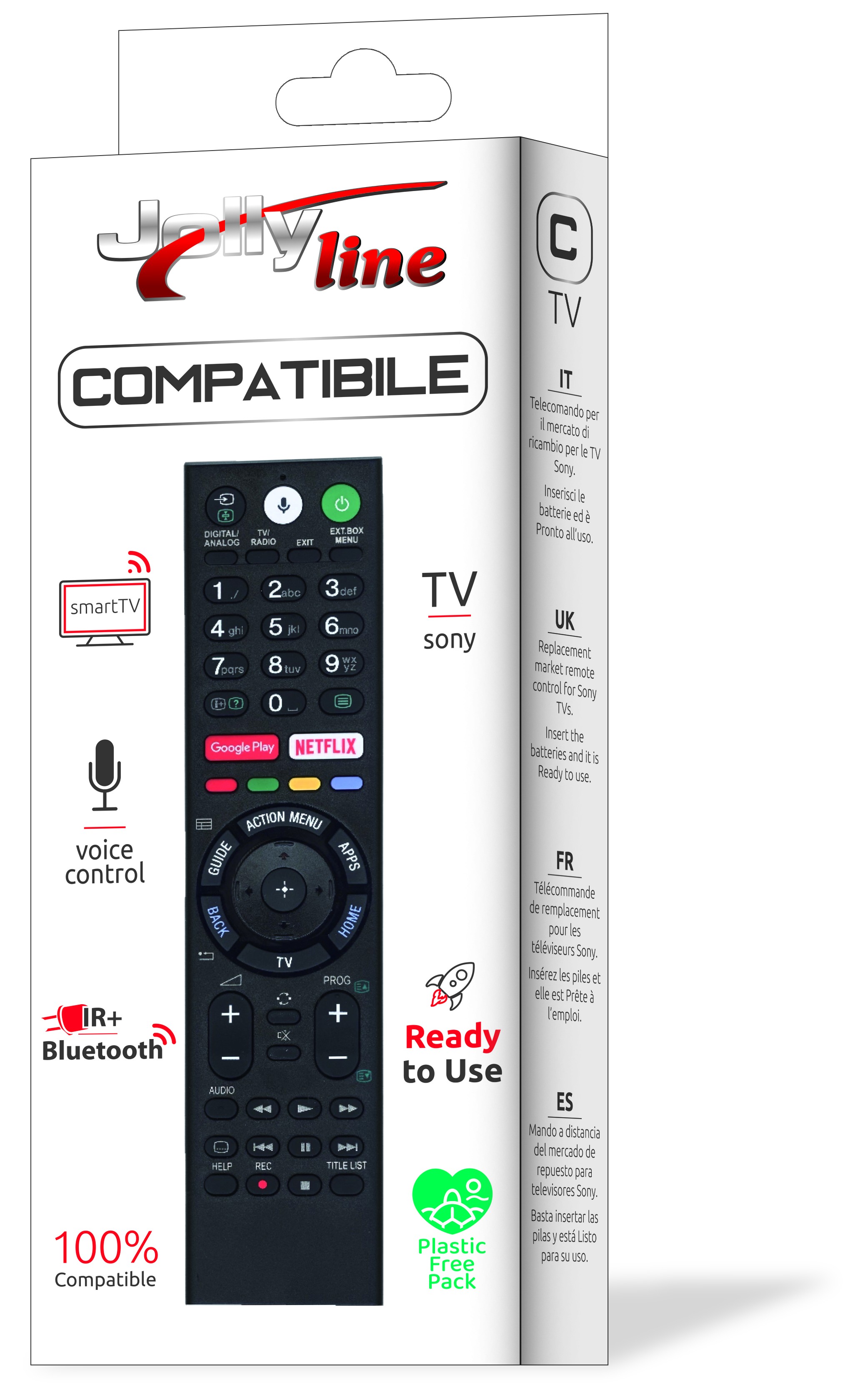 telecomanda universala jolly, tv lcd sony, control prin voce, ir+bluetooth telecomanda universala jolly, tv lcd sony, control prin voce, ir+bluetooth