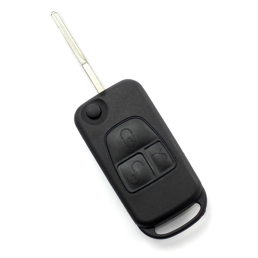 mercedes benz - carcasa tip cheie briceag cu 3 butoane, lama 2 "piste" mercedes benz - carcasa tip cheie briceag cu 3 butoane, lama 2 "piste"