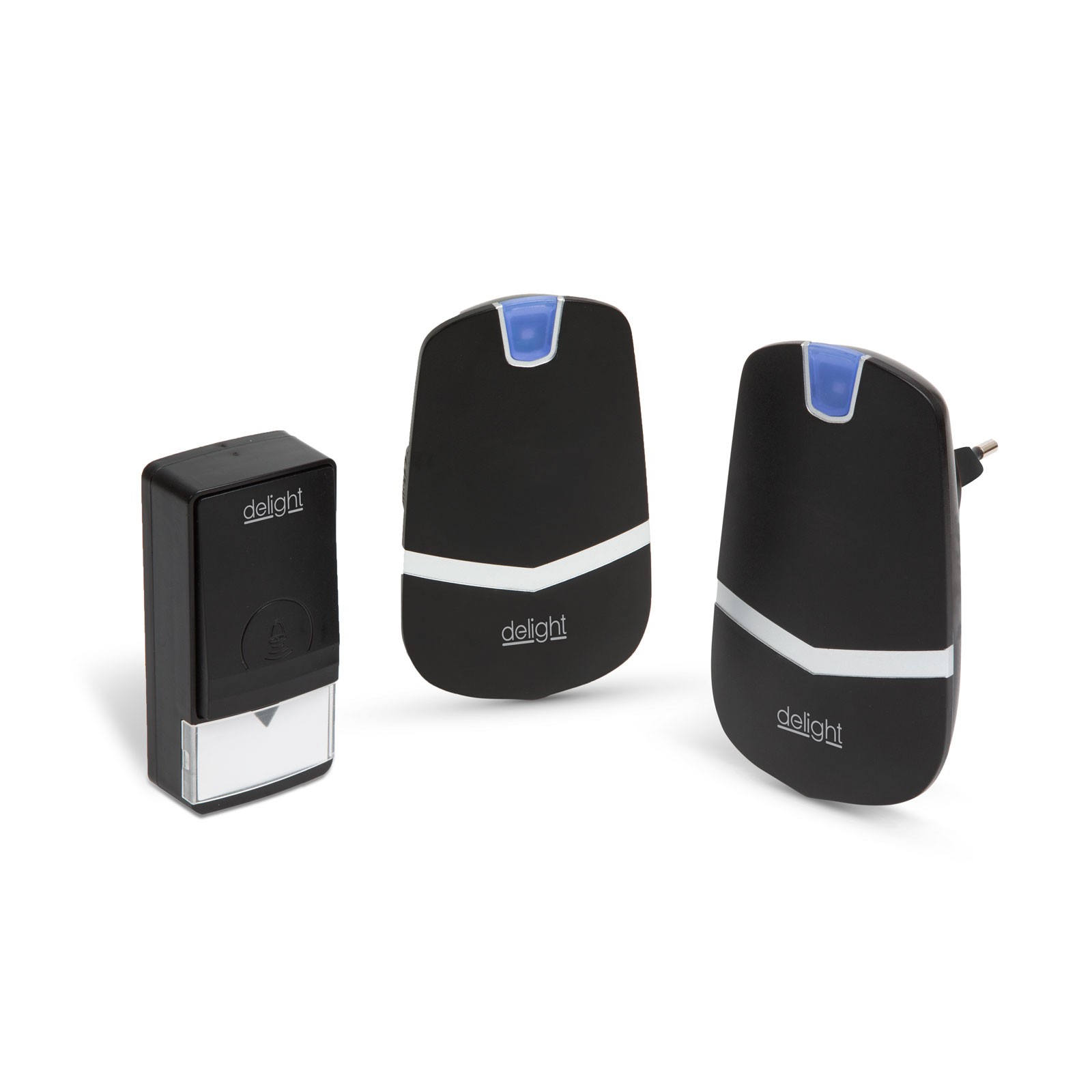 sonerie digitala fara fir si fara baterie, cu 2 unitati de receptie - kinetic, sonerie digitala fara fir si fara baterie, cu 2 unitati de receptie - kinetic,