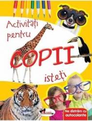 Activitati pentru copii isteti. Ne distram cu autocolante