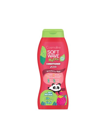 Balsam pentru copii, 90% Natural Soft Wave Engros, 400 ml, Capsune Balsam pentru copii, 90% Natural Soft Wave Engros, 400 ml, Capsune