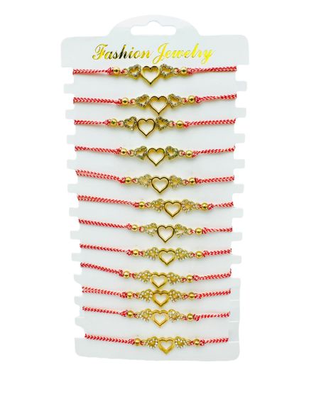 Set 12 Bratari reglabile Martisor, Pure Love, model 2024, en-gros Set 12 Bratari reglabile Martisor, Pure Love, model 2024, en-gros