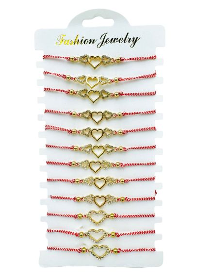 Set 12 Bratari reglabile Martisor, True Love, model 2024, en-gros Set 12 Bratari reglabile Martisor, True Love, model 2024, en-gros