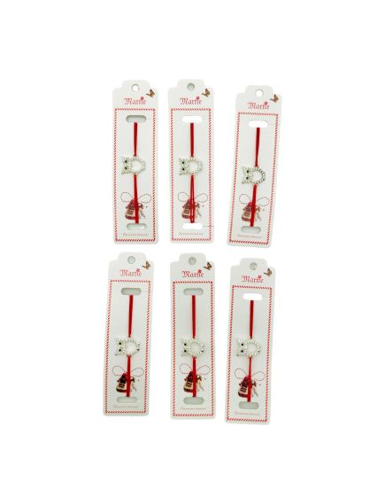 Set 24 de Bratari Martisor, Bufnita Inteleapta, snur rosu elastic, model 2024, en-gros Set 24 de Bratari Martisor, Bufnita Inteleapta, snur rosu elastic, model 2024, en-gros