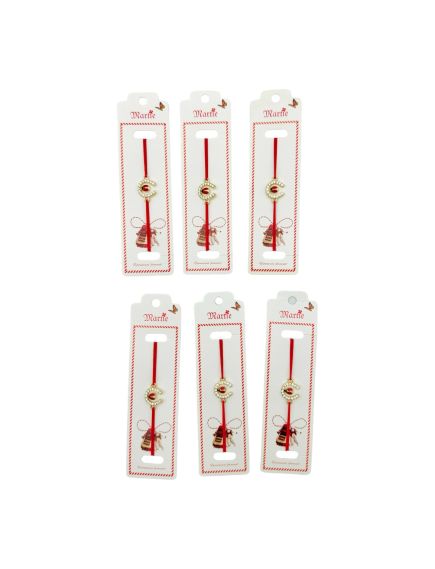 Set 24 de Bratari Martisor, Potcoava Norocoasa, snur rosu elastic, model 2024, en-gros Set 24 de Bratari Martisor, Potcoava Norocoasa, snur rosu elastic, model 2024, en-gros