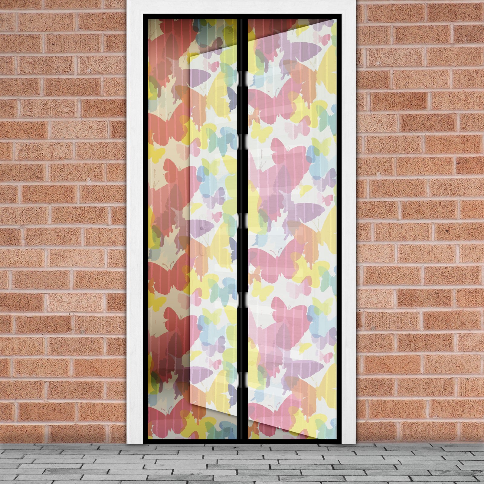 perdea anti-tantari pt. usi cu inchidere magnetica- 100 x 210 cm ,,fluturi colorati" perdea anti-tantari pt. usi cu inchidere magnetica- 100 x 210 cm ,,fluturi colorati"