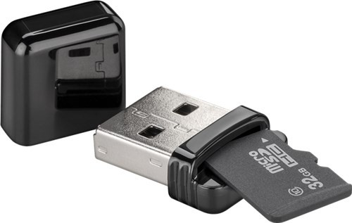 cititor de card microsd usb2.0 goobay