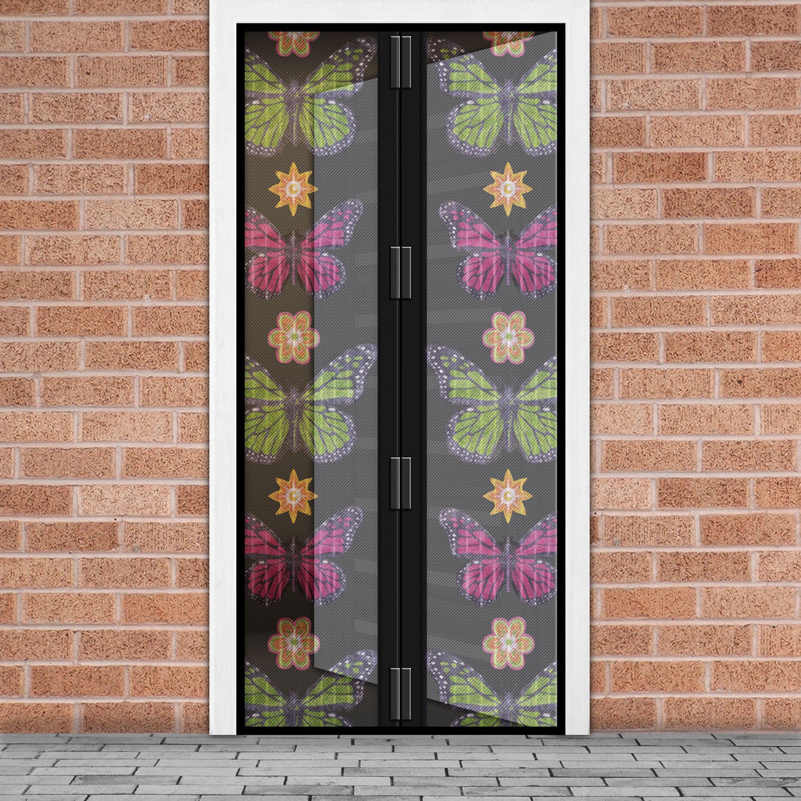 perdea anti-tantari pt. usi cu inchidere magnetica- 100 x 210 cm ,,flori si fluturi" perdea anti-tantari pt. usi cu inchidere magnetica- 100 x 210 cm ,,flori si fluturi"