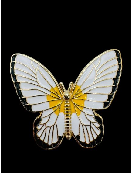Brosa Martisor marime mare, Fluturas Gingas, editie 2024, 6×5cm, en-gros Brosa Martisor marime mare, Fluturas Gingas, editie 2024, 6×5cm, en-gros