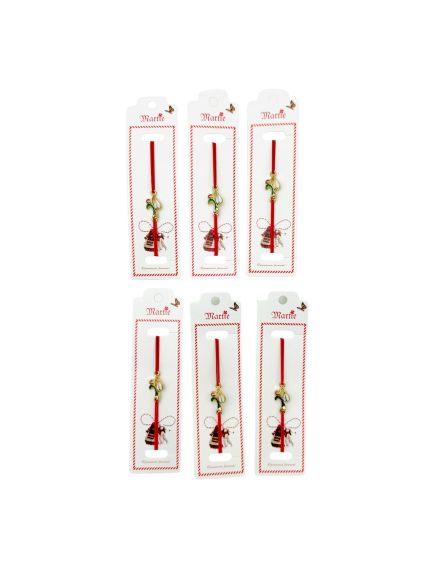 Set 24 de Bratari Martisor, Ghiocel Gingas, snur rosu elastic, model 2024, en-gros Set 24 de Bratari Martisor, Ghiocel Gingas, snur rosu elastic, model 2024, en-gros