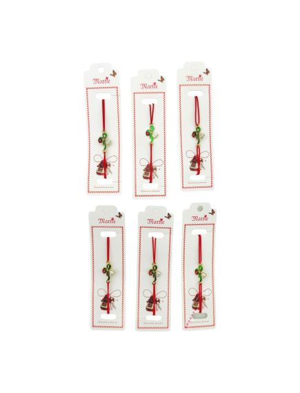 Set 24 de Bratari Martisor, Ghiocel Norocos, snur rosu elastic, model 2024, en-gros Set 24 de Bratari Martisor, Ghiocel Norocos, snur rosu elastic, model 2024, en-gros