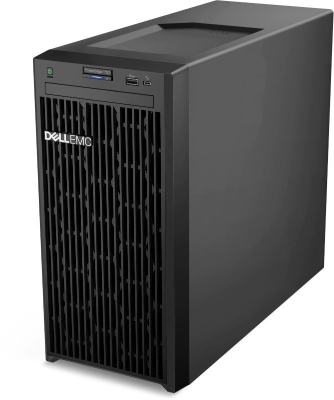 Server DELL PowerEdge T150, Procesor Intel® Xeon® E-2314 2.8GHz Rocket Lake, 16GB UDIMM RAM, 1x 2TB 7.2K 6G SATA HDD, PERC H355, 4x Hot Plug LFF Server DELL PowerEdge T150, Procesor Intel® Xeon® E-2314 2.8GHz Rocket Lake, 16GB UDIMM RAM, 1x 2TB 7.2K 6G SATA HDD, PERC H355, 4x Hot Plug LFF