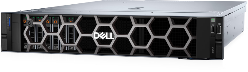 Server DELL PowerEdge R760xs 2U, Procesor Intel® Xeon® Gold 5420+ 2.0GHz Sapphire Rapids, 16GB RDIMM RAM, 1x 4TB SAS 12G 7.2K HDD, PERC H755, 12x Hot Plug LFF