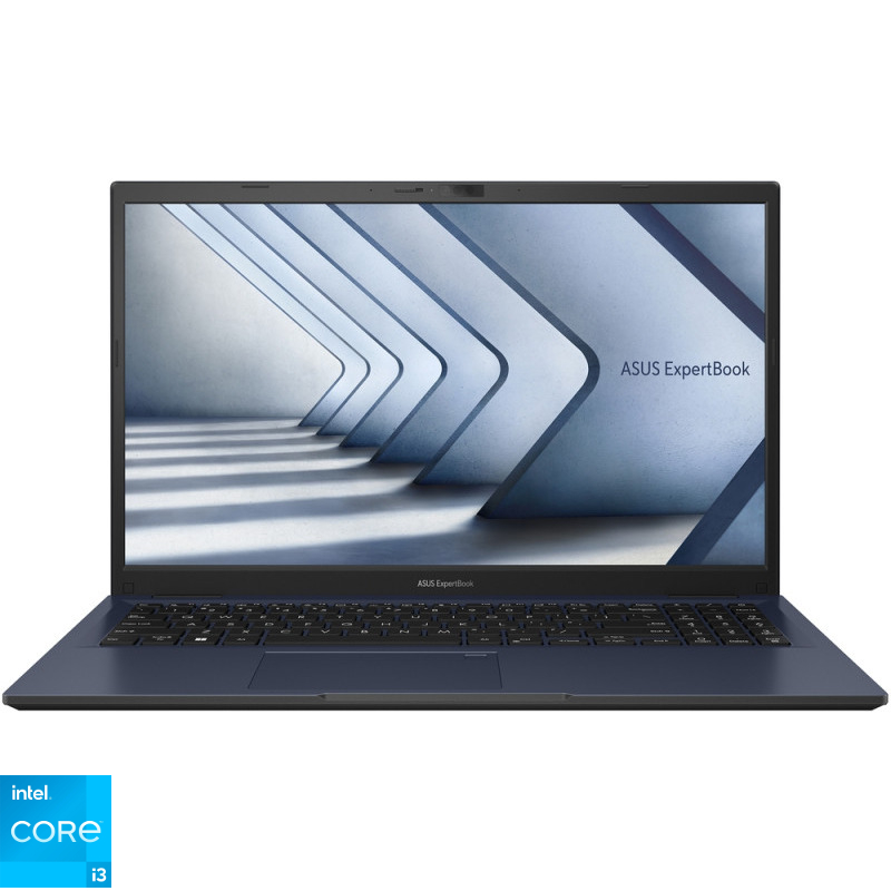 Laptop ASUS 15.6'' ExpertBook B1 B1502CVA, FHD, Procesor Intel® Core™ i3-1315U (10M Cache, up to 4.50 GHz), 8GB DDR4, 256GB SSD, Intel UHD, No OS, Star Black Laptop ASUS 15.6'' ExpertBook B1 B1502CVA, FHD, Procesor Intel® Core™ i3-1315U (10M Cache, up to 4.50 GHz), 8GB DDR4, 256GB SSD, Intel UHD, No OS, Star Black