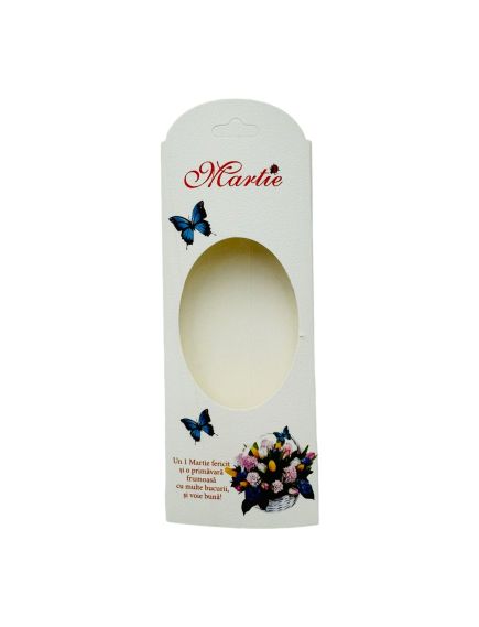 Pachet En-gros 100 Cartoane pentru Martisoare, cu fereastra, 13.5×5cm Pachet En-gros 100 Cartoane pentru Martisoare, cu fereastra, 13.5×5cm