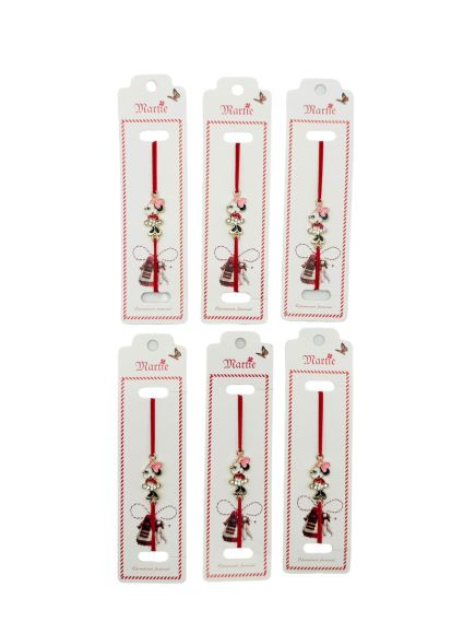 Set En-gros 24 de Bratari Martisor, Soricica Dragalasa, snur rosu elastic, model 2024 Set En-gros 24 de Bratari Martisor, Soricica Dragalasa, snur rosu elastic, model 2024