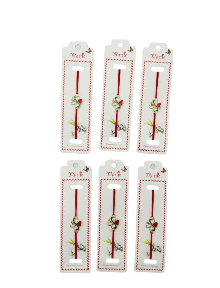Set En-gros 24 de Bratari Martisor, Trifoi Norocos, snur rosu elastic, model 2024 Set En-gros 24 de Bratari Martisor, Trifoi Norocos, snur rosu elastic, model 2024