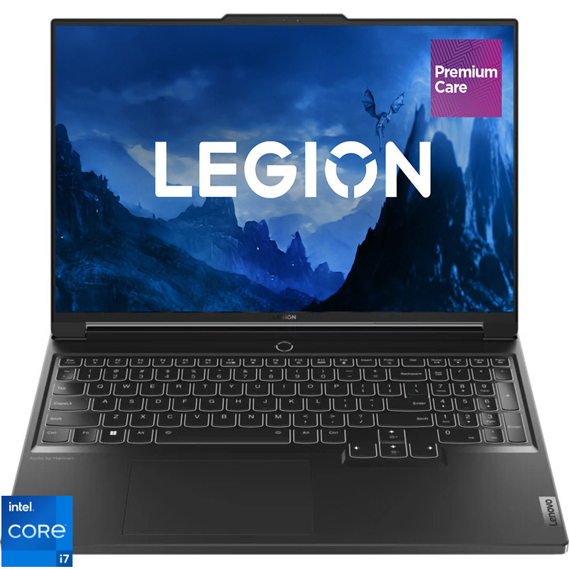 Laptop Lenovo Gaming 16'' Legion 7 16IRX9, 3.2K IPS 165Hz G-Sync, Procesor Intel® Core™ i7 14700HX (33M Cache, up to 5.50 GHz), 32GB DDR5, 1TB SSD, GeForce RTX 4070 8GB, No OS, Eclipse Black, 3Yr Onsite Premium Care Laptop Lenovo Gaming 16'' Legion 7 16IRX9, 3.2K IPS 165Hz G-Sync, Procesor Intel® Core™ i7 14700HX (33M Cache, up to 5.50 GHz), 32GB DDR5, 1TB SSD, GeForce RTX 4070 8GB, No OS, Eclipse Black, 3Yr Onsite Premium Care