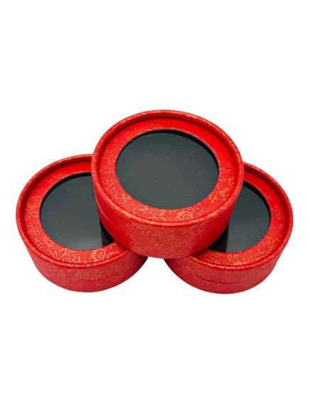 Set 12 Cutii ambalaj pentru Brose, cu fereastra, interior buretat, 8×8×3cm, Rosii, en-gros Set 12 Cutii ambalaj pentru Brose, cu fereastra, interior buretat, 8×8×3cm, Rosii, en-gros
