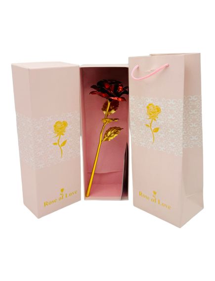 Trandafir Rosu En-gros, ambalat in cutie si punga de cadou deosebite, Rose of Love, 26.5×10×6.5cm Trandafir Rosu En-gros, ambalat in cutie si punga de cadou deosebite, Rose of Love, 26.5×10×6.5cm