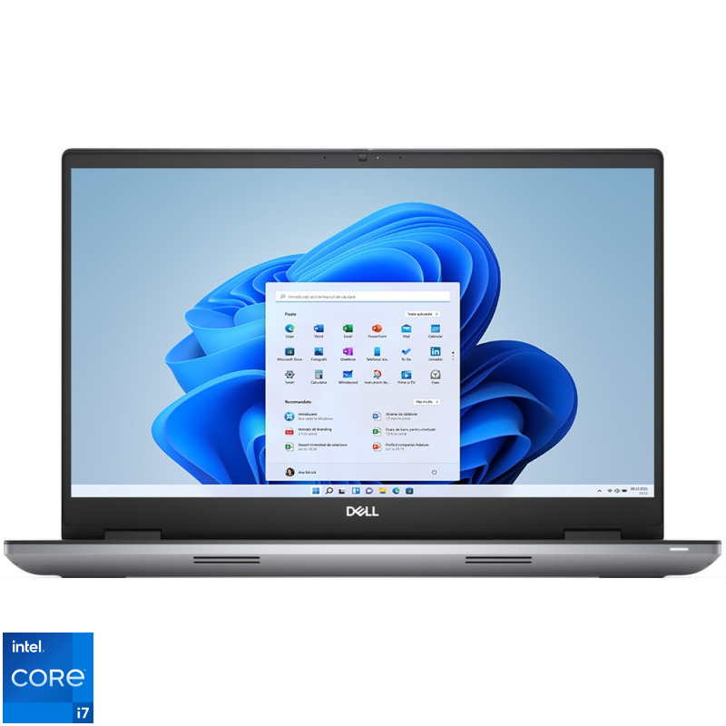 Laptop DELL 17.3'' Precision 7780 Workstation, FHD, Procesor Intel® Core™ i7-13850HX (30M Cache, up to 5.30 GHz), 32GB DDR5, 2TB SSD, RTX 3500 Ada 12GB, Win 11 Pro, Grey, 3Yr ProSupport Laptop DELL 17.3'' Precision 7780 Workstation, FHD, Procesor Intel® Core™ i7-13850HX (30M Cache, up to 5.30 GHz), 32GB DDR5, 2TB SSD, RTX 3500 Ada 12GB, Win 11 Pro, Grey, 3Yr ProSupport