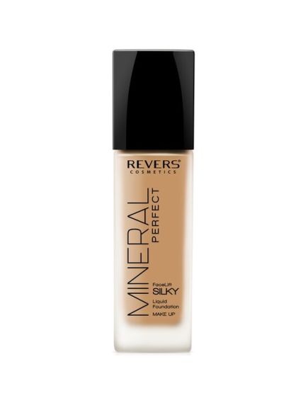 Fond de ten fluid cu pompita, Mineral Perfect, Revers, 40ml, nr 22, piersica Engros Fond de ten fluid cu pompita, Mineral Perfect, Revers, 40ml, nr 22, piersica Engros