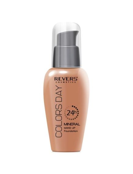 Fond de ten hidratant, acoperire medie, Colors Day, Revers, 50ml, nr 34, bronz Engros Fond de ten hidratant, acoperire medie, Colors Day, Revers, 50ml, nr 34, bronz Engros